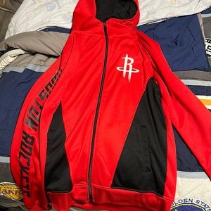 Houston Rockets jacket with hoodie. Doesn’t fit anymore